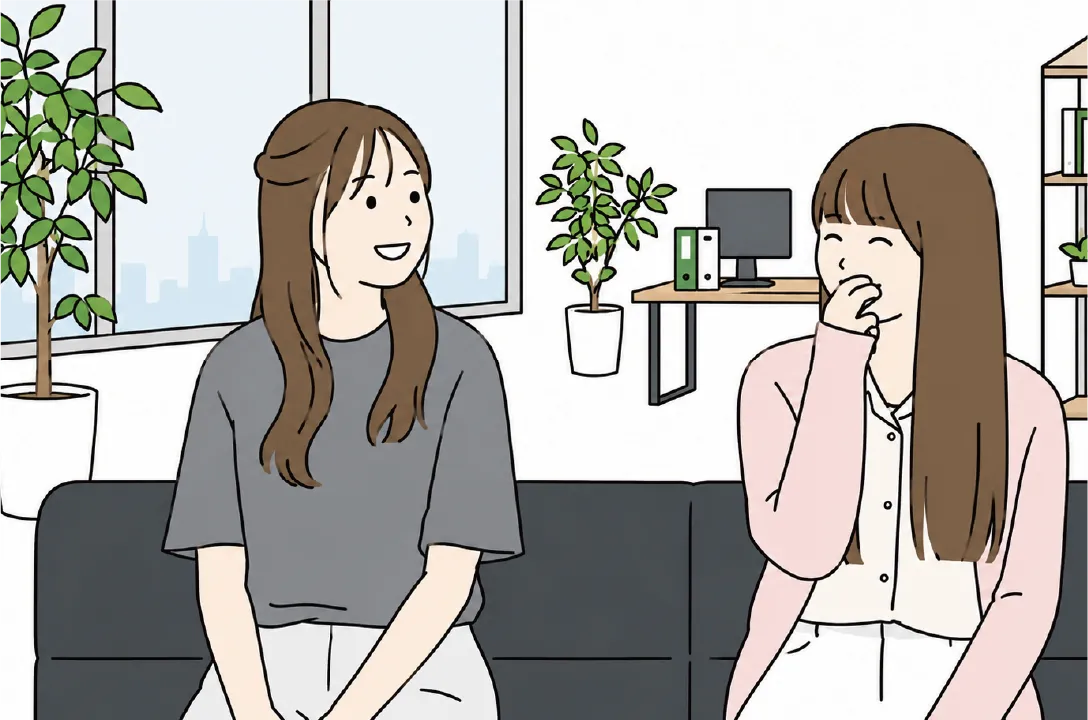 インタビュー風景